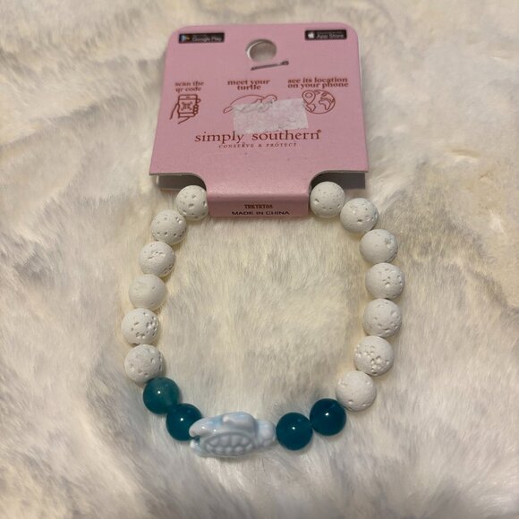 Simply Southern Save the Turtles Bracelet ~ Trackable QR Code Included - Picture 1 of 4